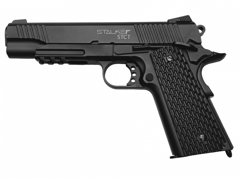 Пистолет пневматический STCT (Colt1911Tactical), к.4,5мм, блоубэк