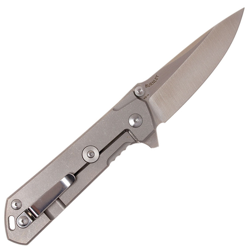 Нож складной "Kihon", (рук. чёрн. титан G-10, ст. VG-10)