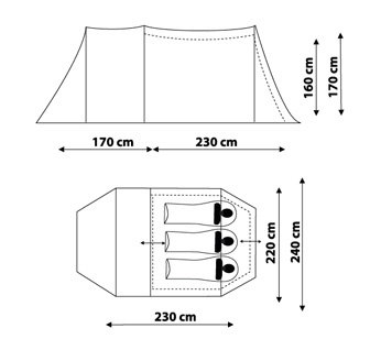 Палатка Tanga 3