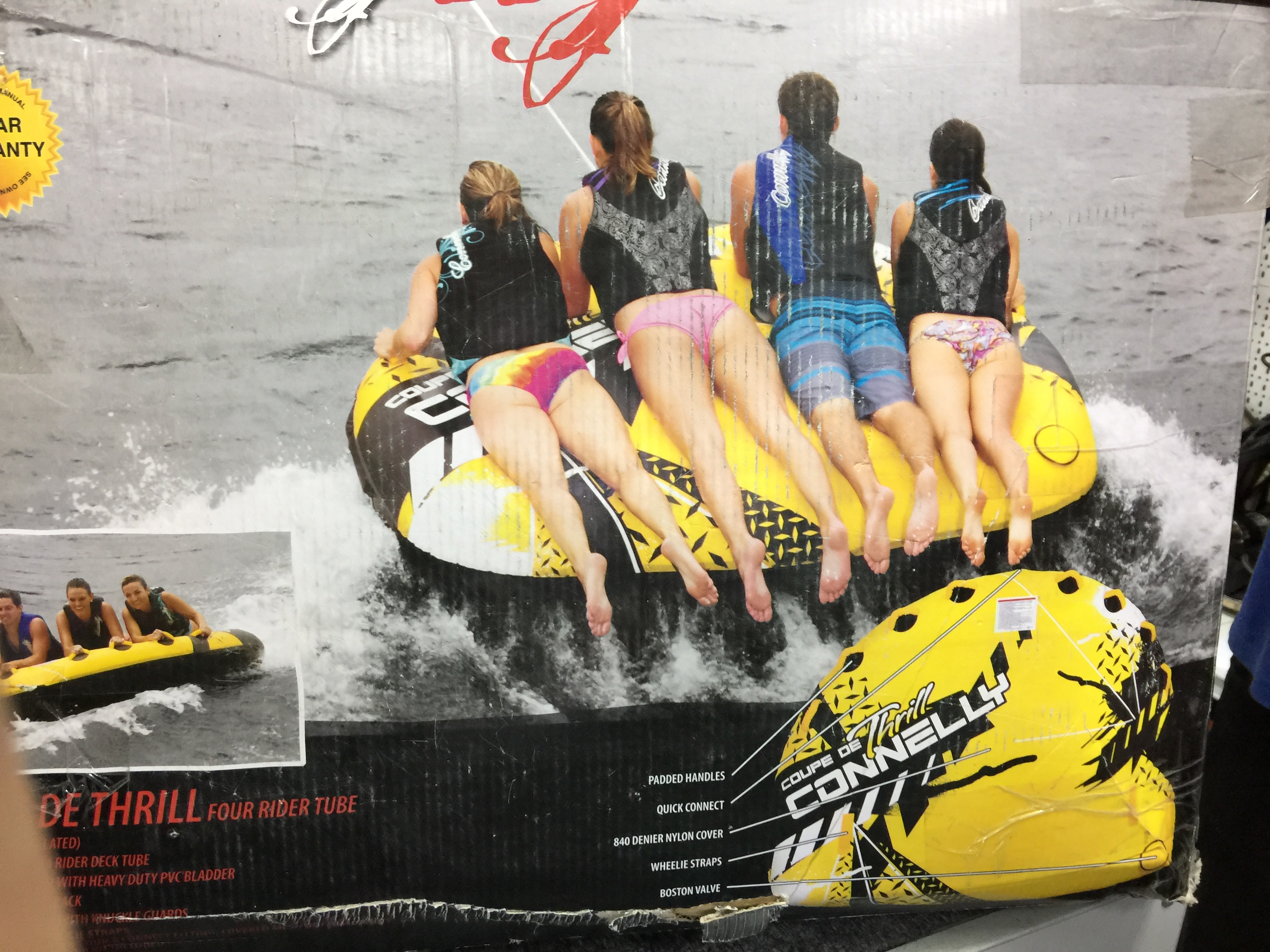 Баллон 4-х мест буксир-ый Coupe De Thrill 4