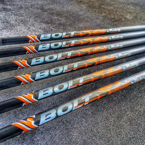 Стрела арбалетная карбоновая Victory XBolt, 22", Half Moon Nock